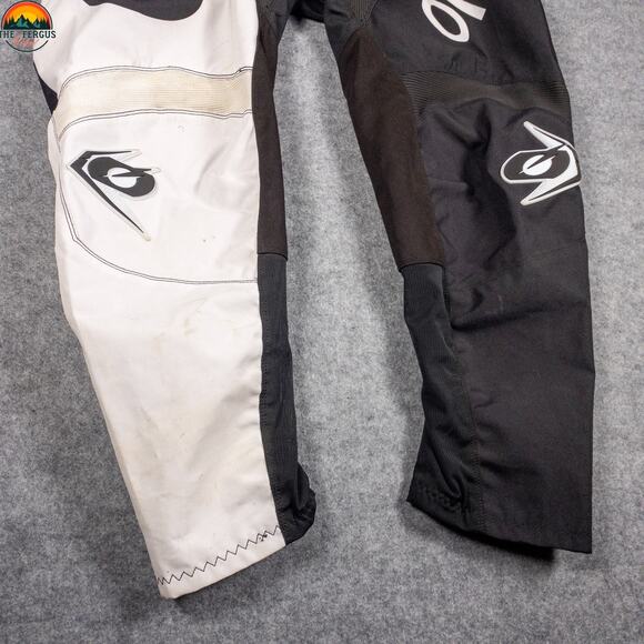 O'Neal Element Motorcycle Pants White Black Tapered Leg Unisex Adults Size 44 - Picture 13 of 16